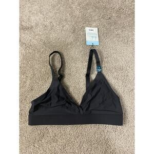 New Tommy John Women's Air Triangle Bralette, Black Size XS